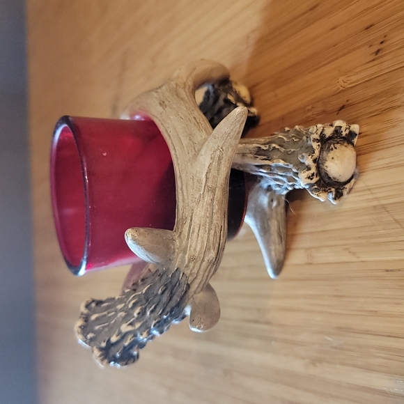 Votive Resin Antler Candle Holder - Picture 3 of 5
